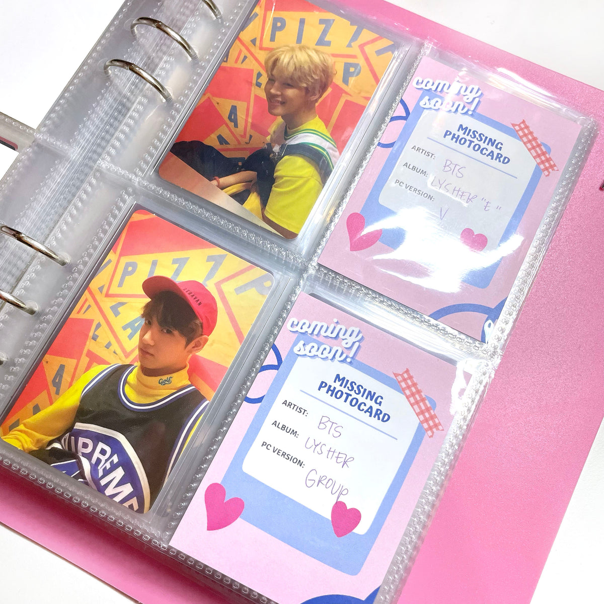 Kpop Photocard Binder Fillers - Pack of 10