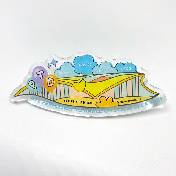 BTS Inspired PTD on Stage in LA 2021 Concert Acrylic Pin