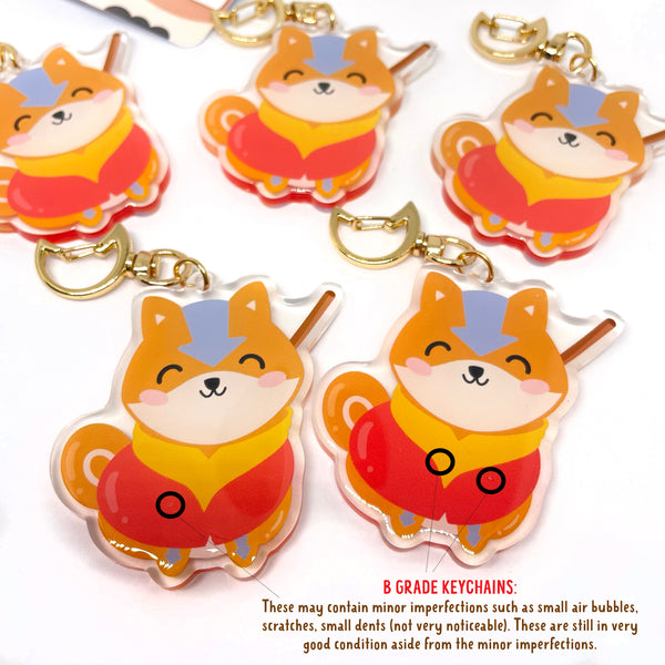 Shibsvatar ShibsAANG Epoxy Acrylic Keychain with Moon Clasp