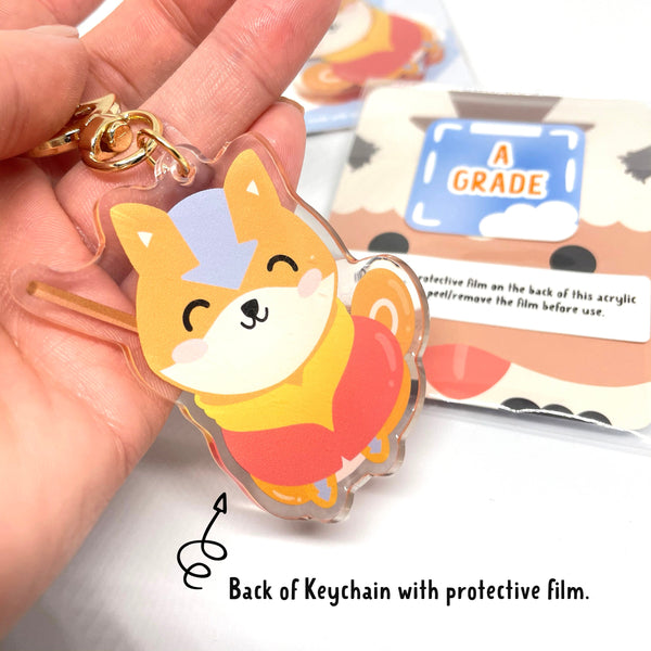 Shibsvatar ShibsAANG Epoxy Acrylic Keychain with Moon Clasp